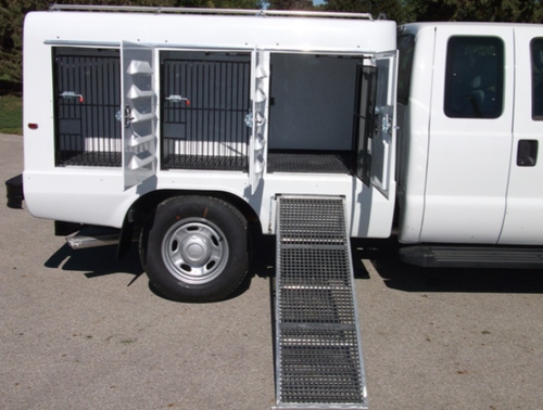 New Ford, Chevy, or Dodge Truck ready to be built as an Animal Control Truck (Animal Control Insert, Emergency Lighting, Siren, Controller,  Console, etc.)